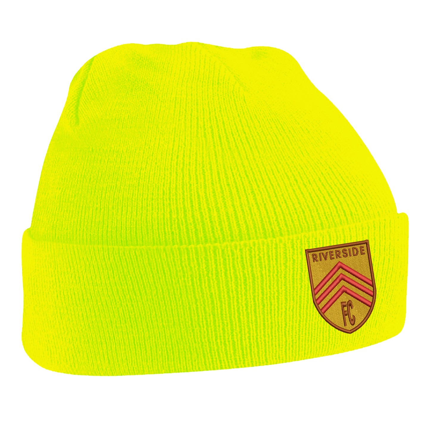 Retro Riverside FC Embroidered Beanie Hat