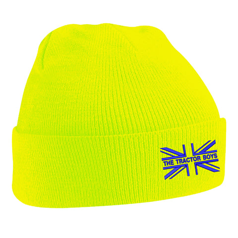 The Tractor Boys Union Jack Embroidered Beanie Hat