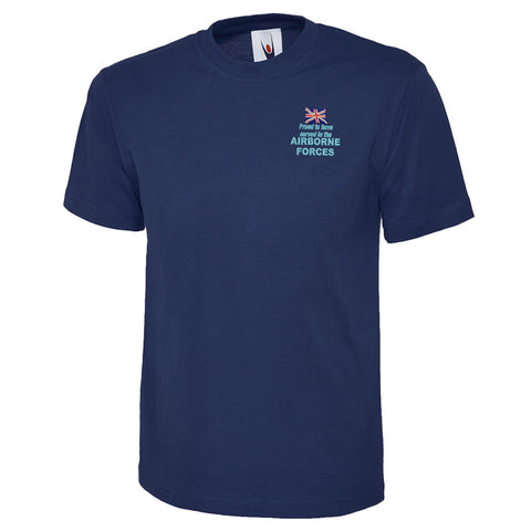 Proud to Have Served in The Airborne Forces Embroidered Classic T-Shirt