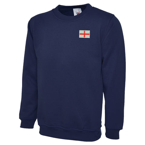 Flag of England Embroidered Classic Sweatshirt