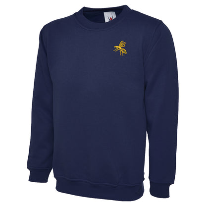 Retro Wasps 1867 Embroidered Classic Sweatshirt