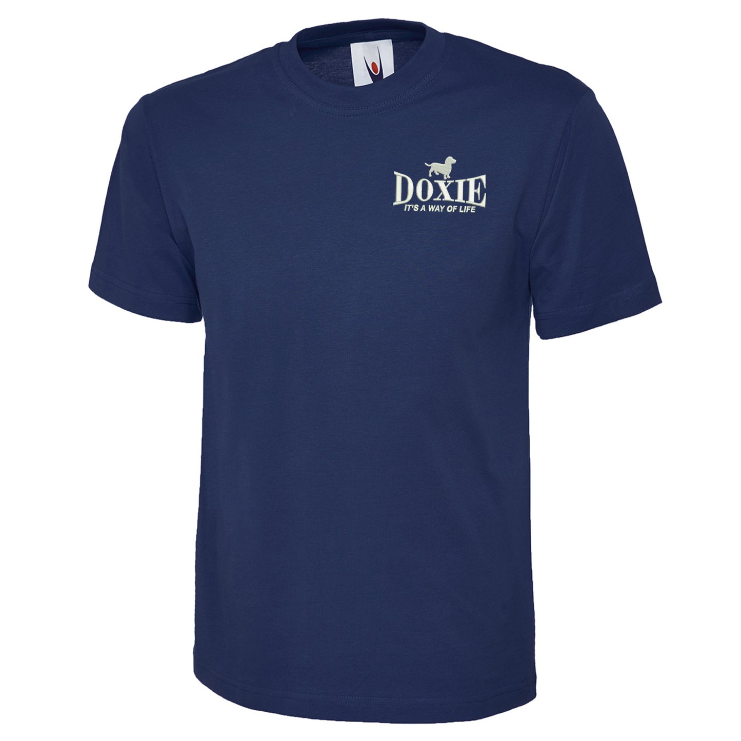 Doxie It's a Way of Life Embroidered Classic T-Shirt