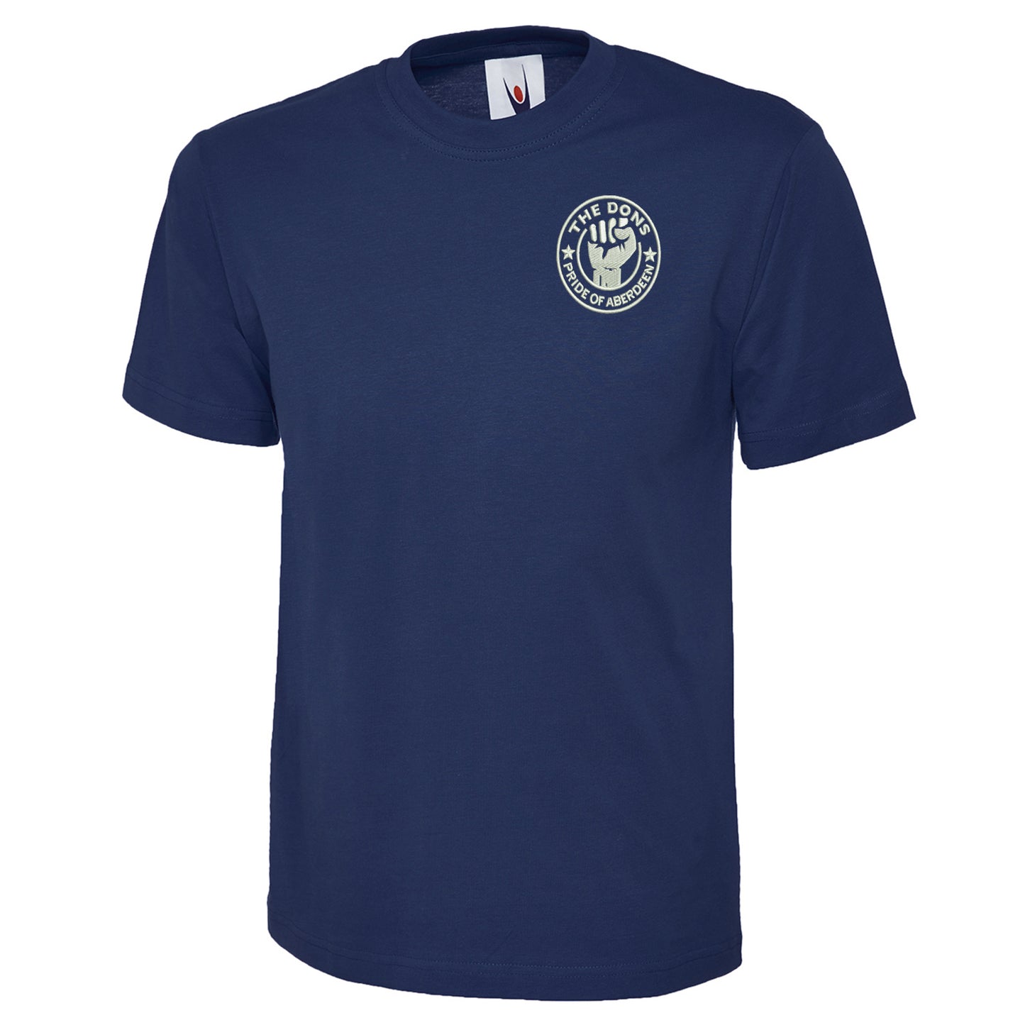 The Dons Pride of Aberdeen Embroidered Classic T-Shirt