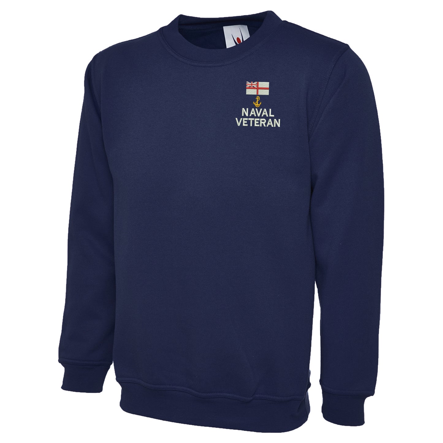 White Ensign Naval Anchor Veteran Sweatshirt