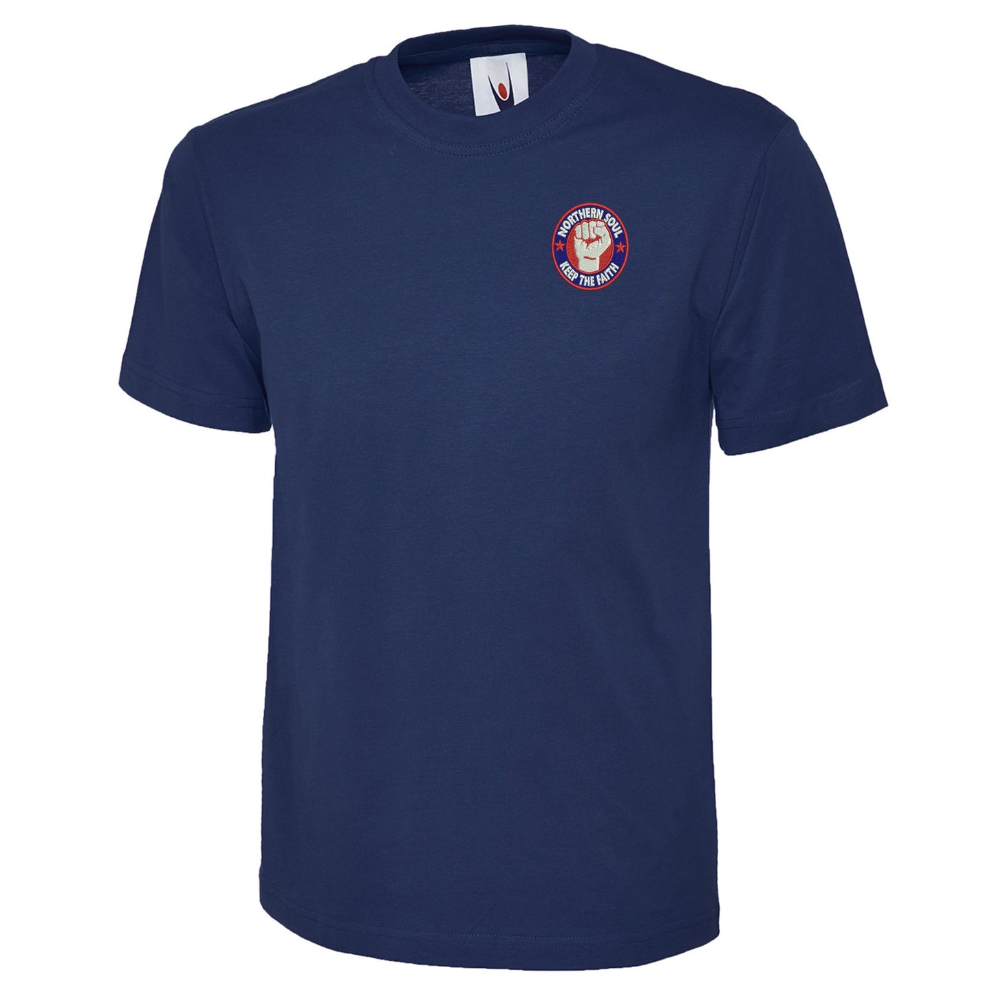 Northern Soul Keep The Faith Embroidered Classic T-Shirt