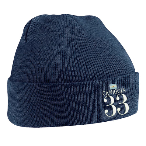 Caniggia 33 Embroidered Beanie Hat