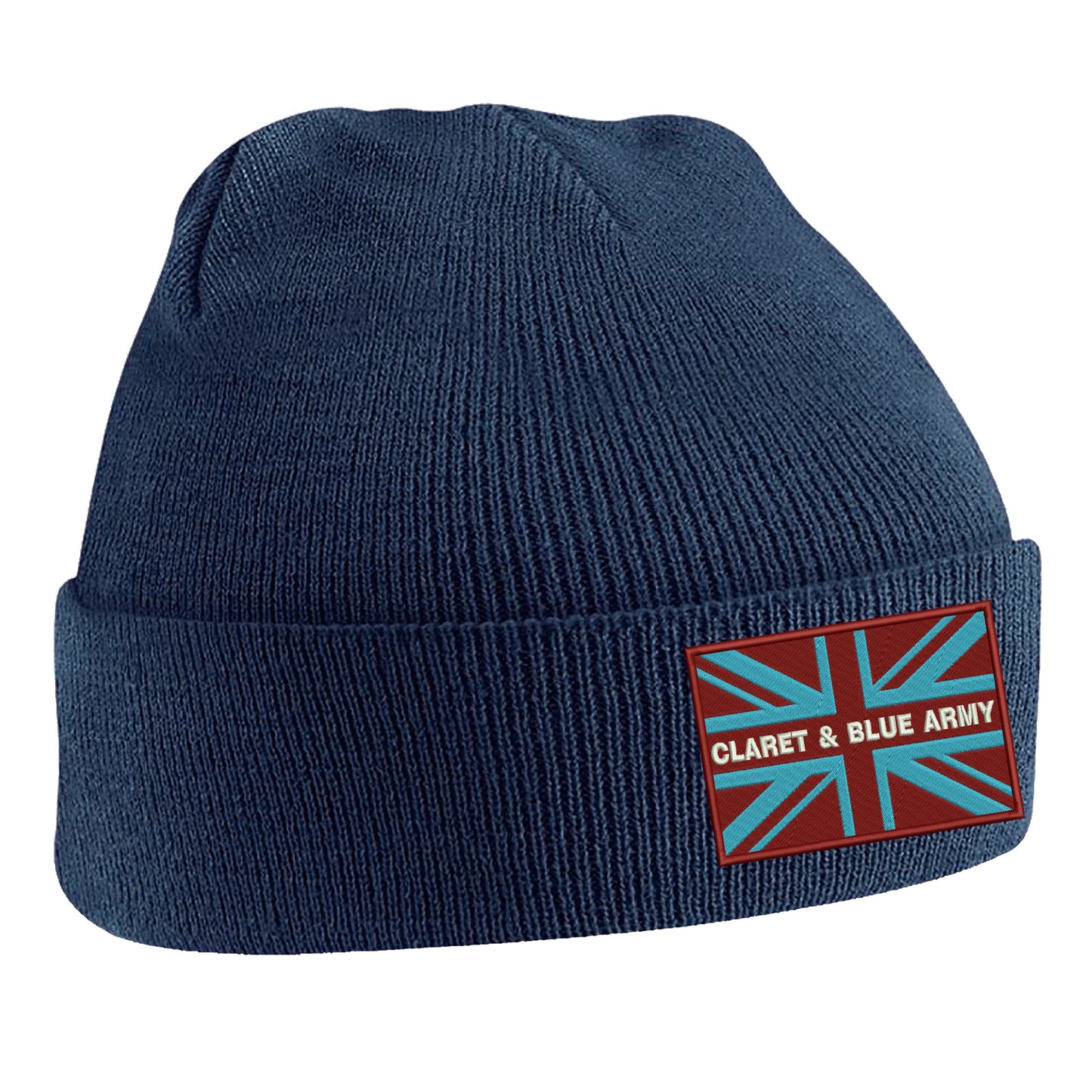 Claret & Blue Army Coloured Union Jack Hat