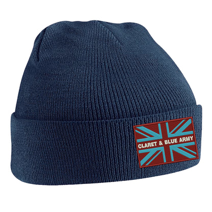 Claret & Blue Army Coloured Union Jack Hat