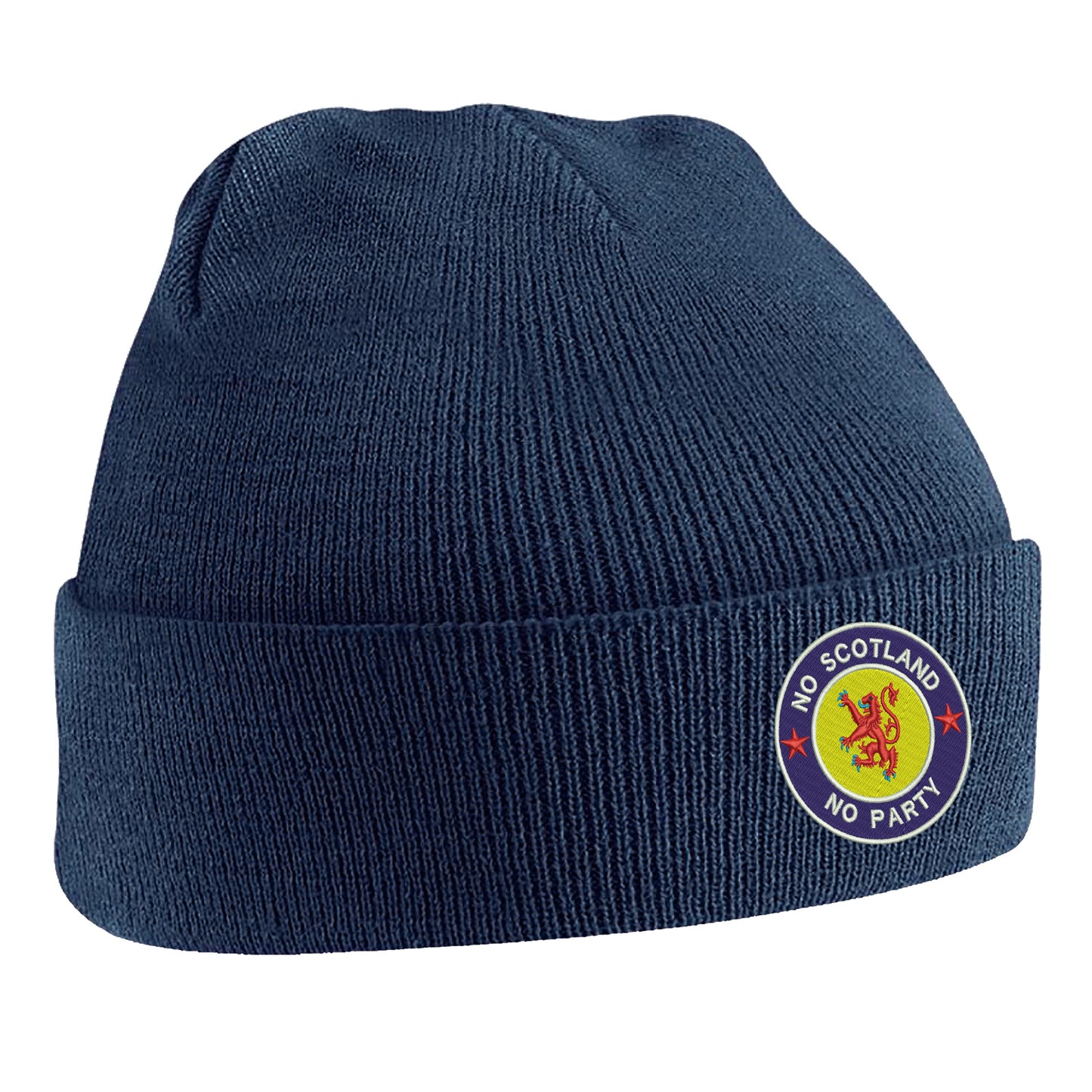 No Scotland No Party Embroidered Beanie Hat