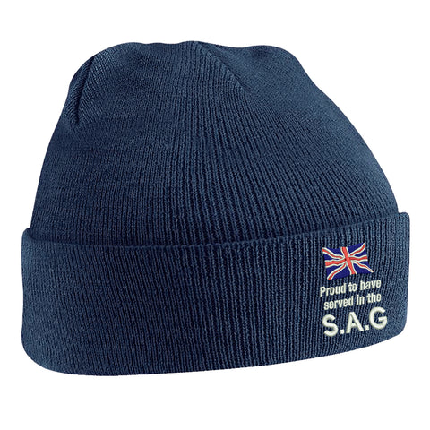 Proud to Have Served in The SAG Embroidered Beanie Hat
