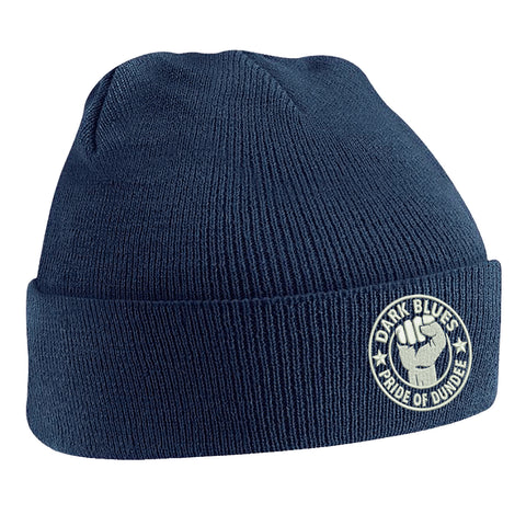 Dark Blues Pride of Dundee Embroidered Beanie Hat