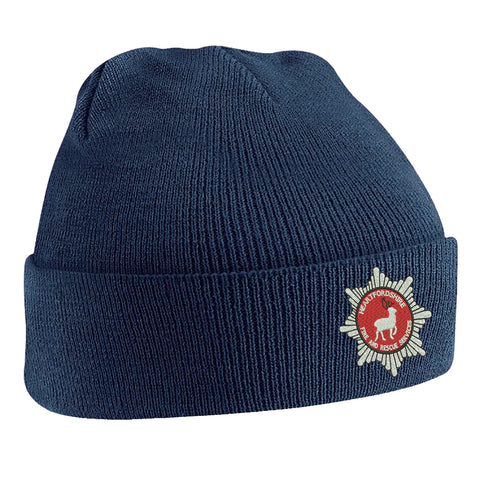Hertfordshire Fire Service Embroidered Beanie Hat
