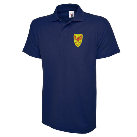 Retro Scotland 1879 Embroidered Classic Polo Shirt