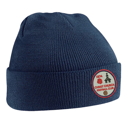 Retro Christ Church FC Embroidered Beanie Hat