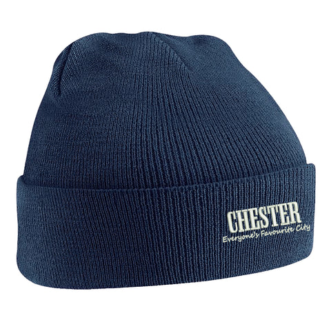 Chester Everyone's Favourite City Embroidered Beanie Hat