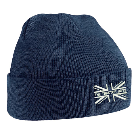 The Tractor Boys Union Jack Embroidered Beanie Hat