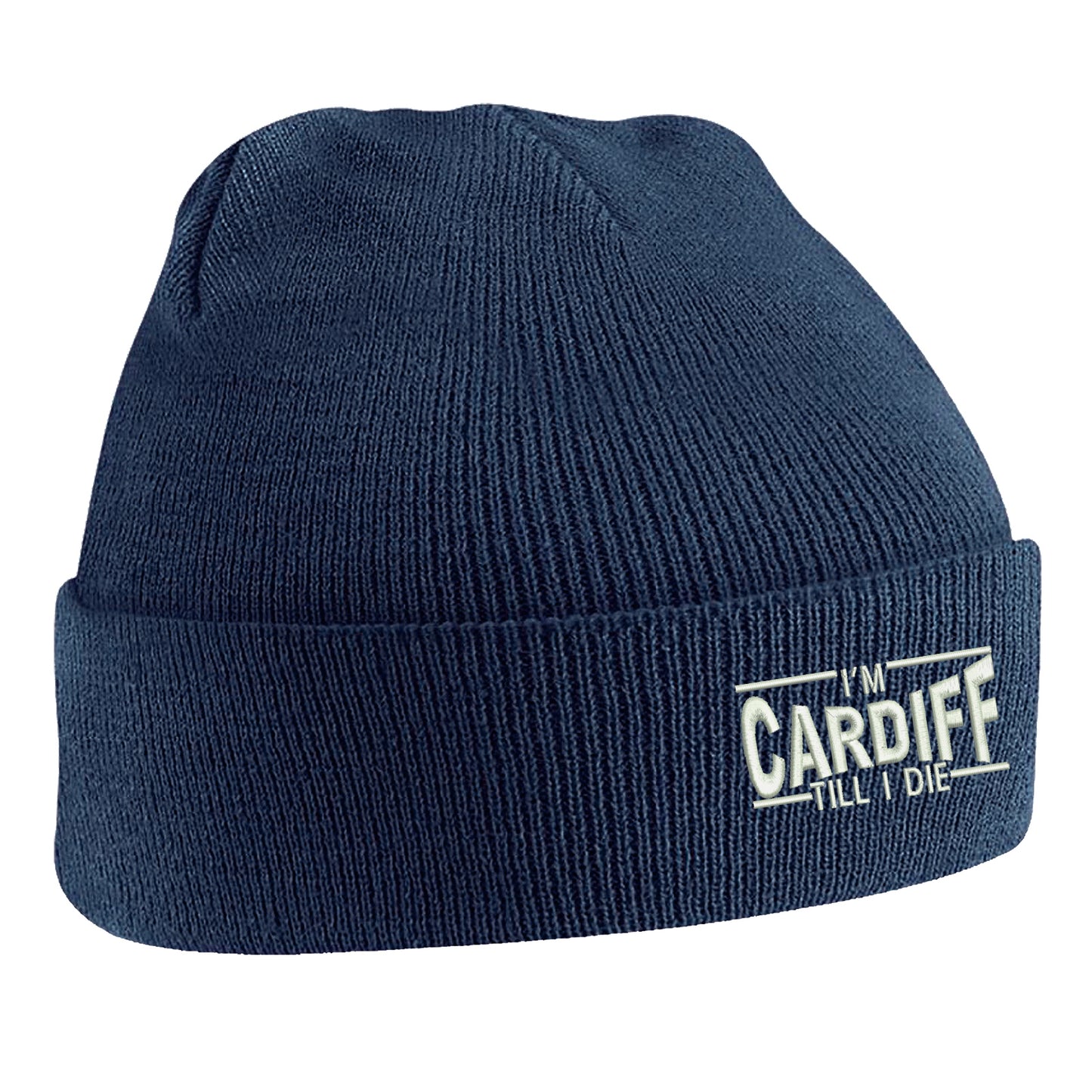 I'm Cardiff Till I Die Embroidered Beanie Hat