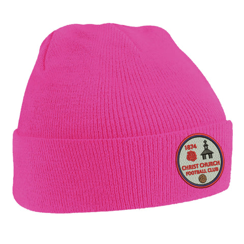 Retro Christ Church FC Embroidered Beanie Hat