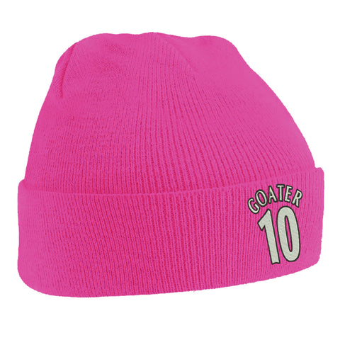 Goater 10 Embroidered Beanie Hat