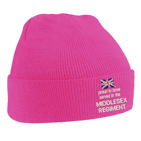 Proud to Have Served in The Middlesex Regiment Beanie Hat