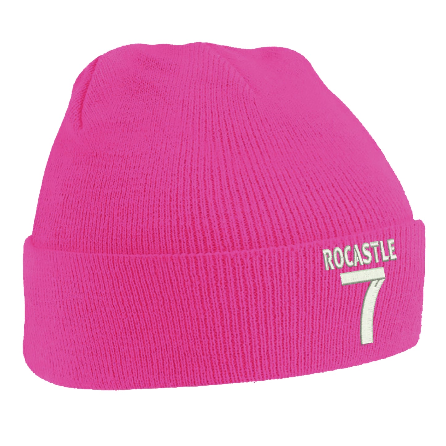 Rocastle 7 Embroidered Beanie Hat