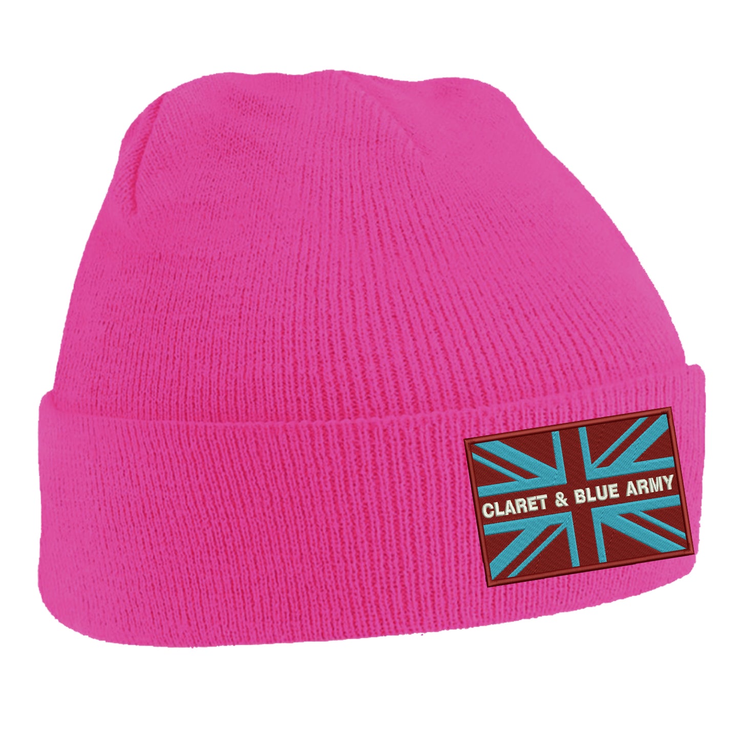 Claret & Blue Army Coloured Union Jack Hat