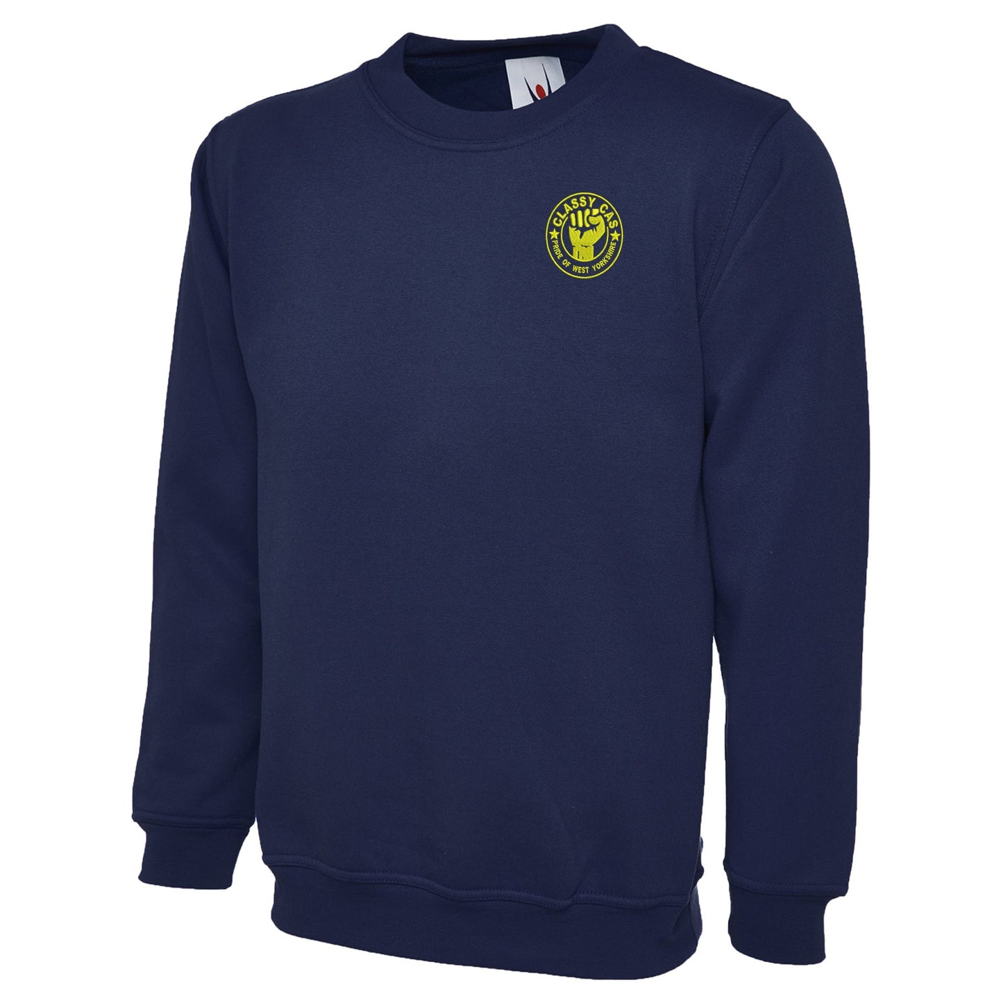 Classy Cas Pride of West Yorkshire Embroidered Classic Sweatshirt