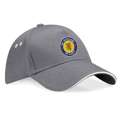 No Scotland No Party Embroidered Baseball Cap