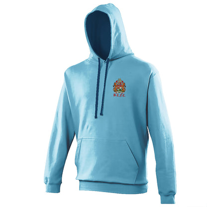 Retro Bristol City 1950s Embroidered Contrast Hoodie