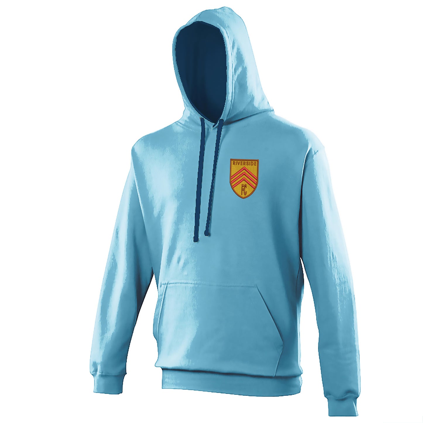 Retro Riverside FC Embroidered Contrast Hoodie