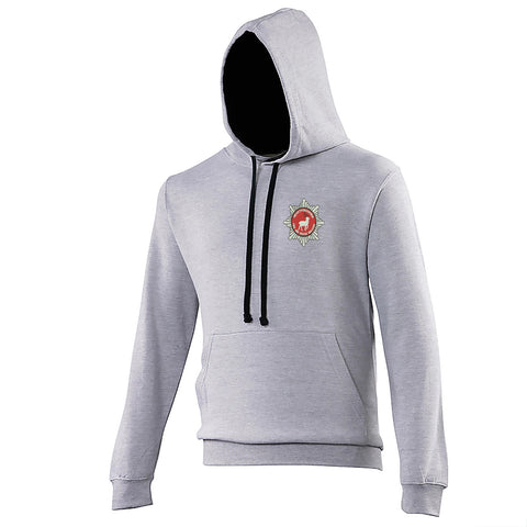 Hertfordshire Fire Service Embroidered Contrast Hoodie