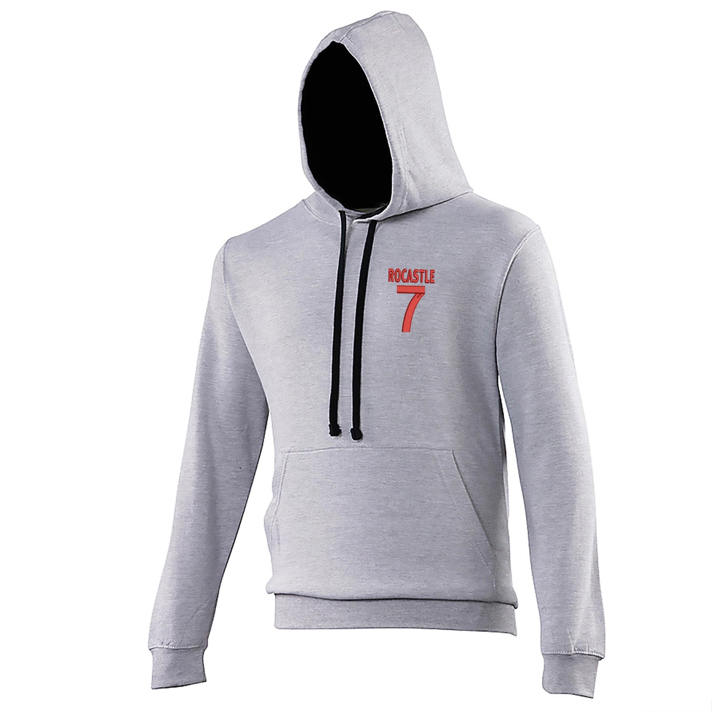 Rocastle 7 Embroidered Contrast Hoodie