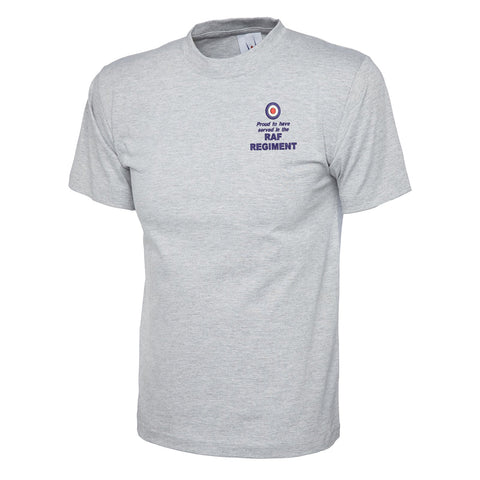 Proud to Have Served in The RAF Regiment Embroidered Children's T-Shirt