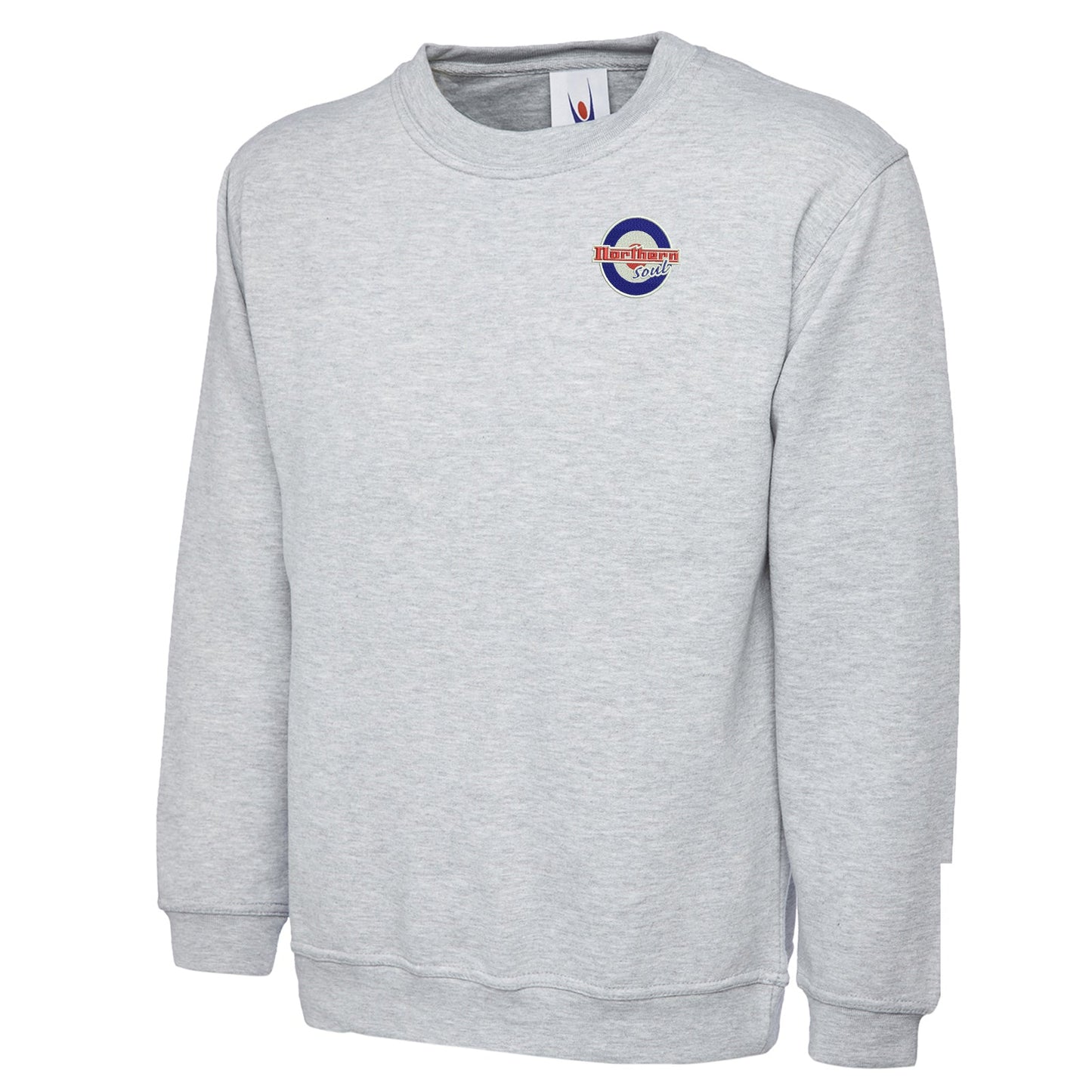 Northern Soul Roundel Embroidered Classic Sweatshirt