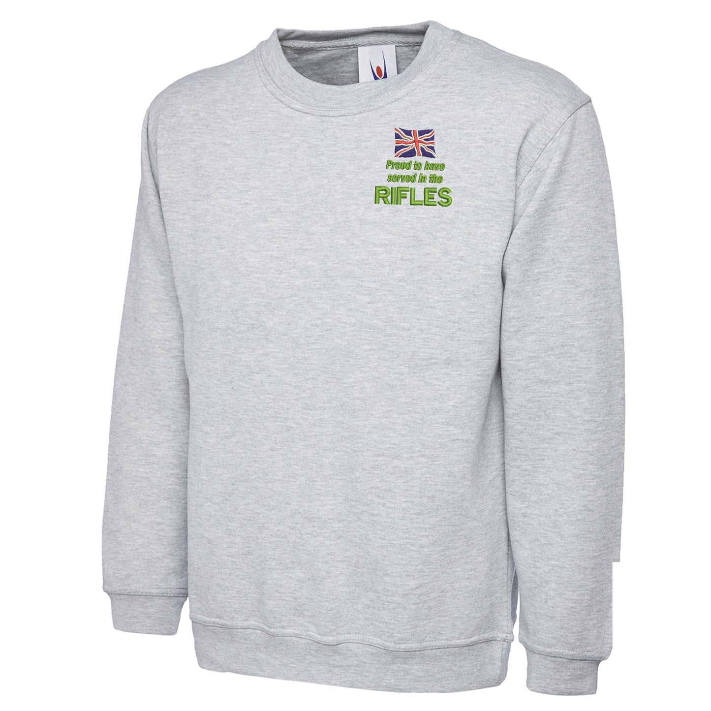 Proud to Have Served in The Rifles Embroidered Classic Sweatshirt