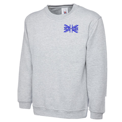 The Tractor Boys Union Jack Embroidered Classic Sweatshirt