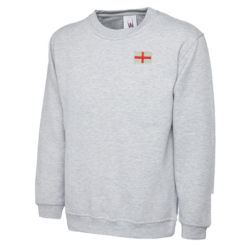 Flag of England Embroidered Classic Sweatshirt