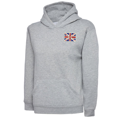 Bath Union Jack Embroidered Children's Hoodie