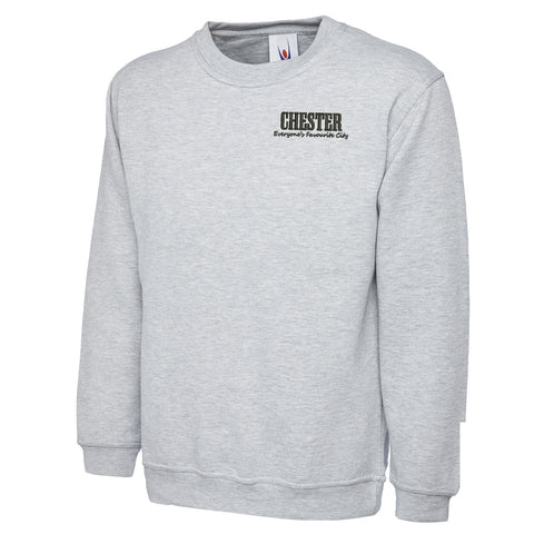 Chester Everyone's Favourite City Embroidered Classic Sweatshirt