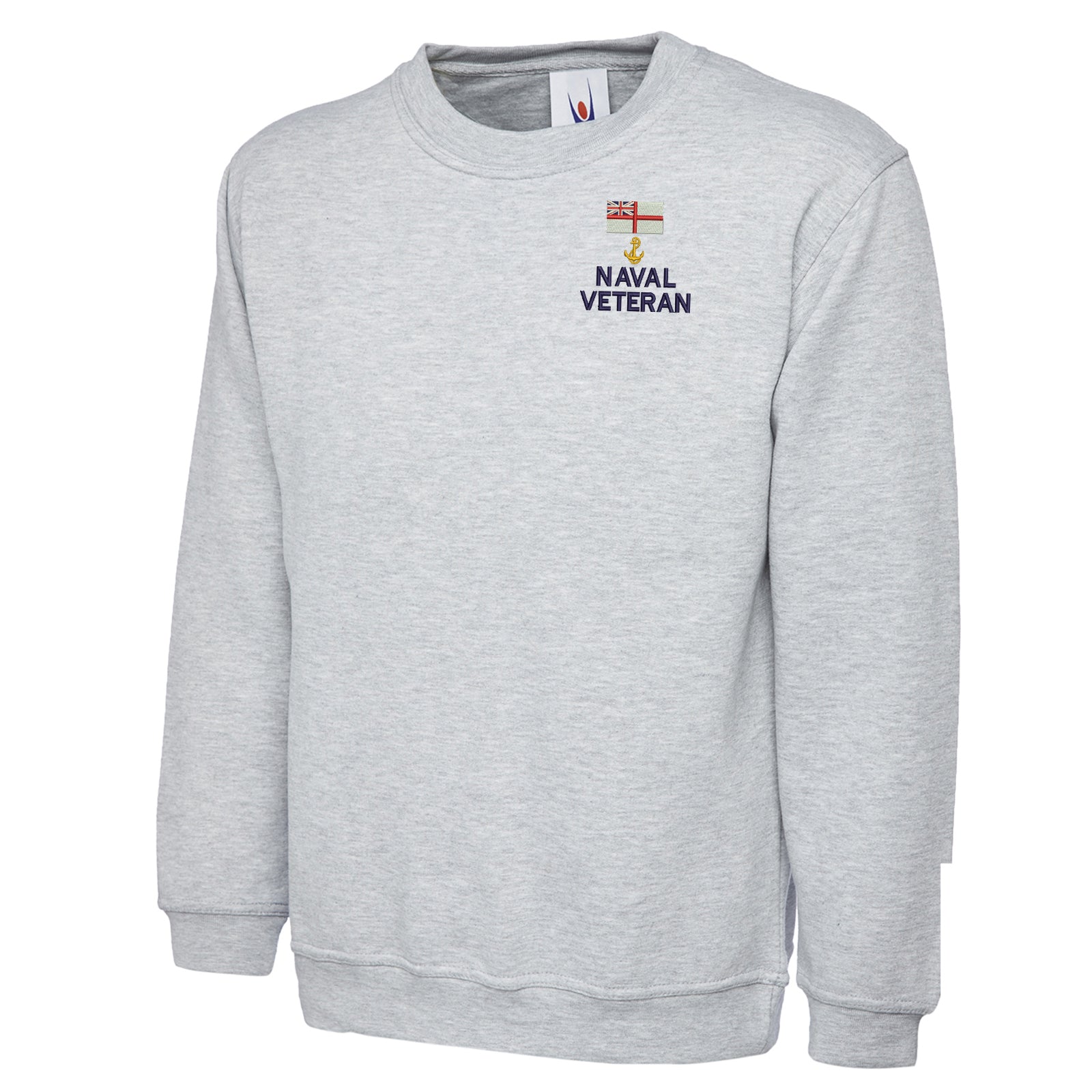 White Ensign Naval Anchor Veteran Sweatshirt