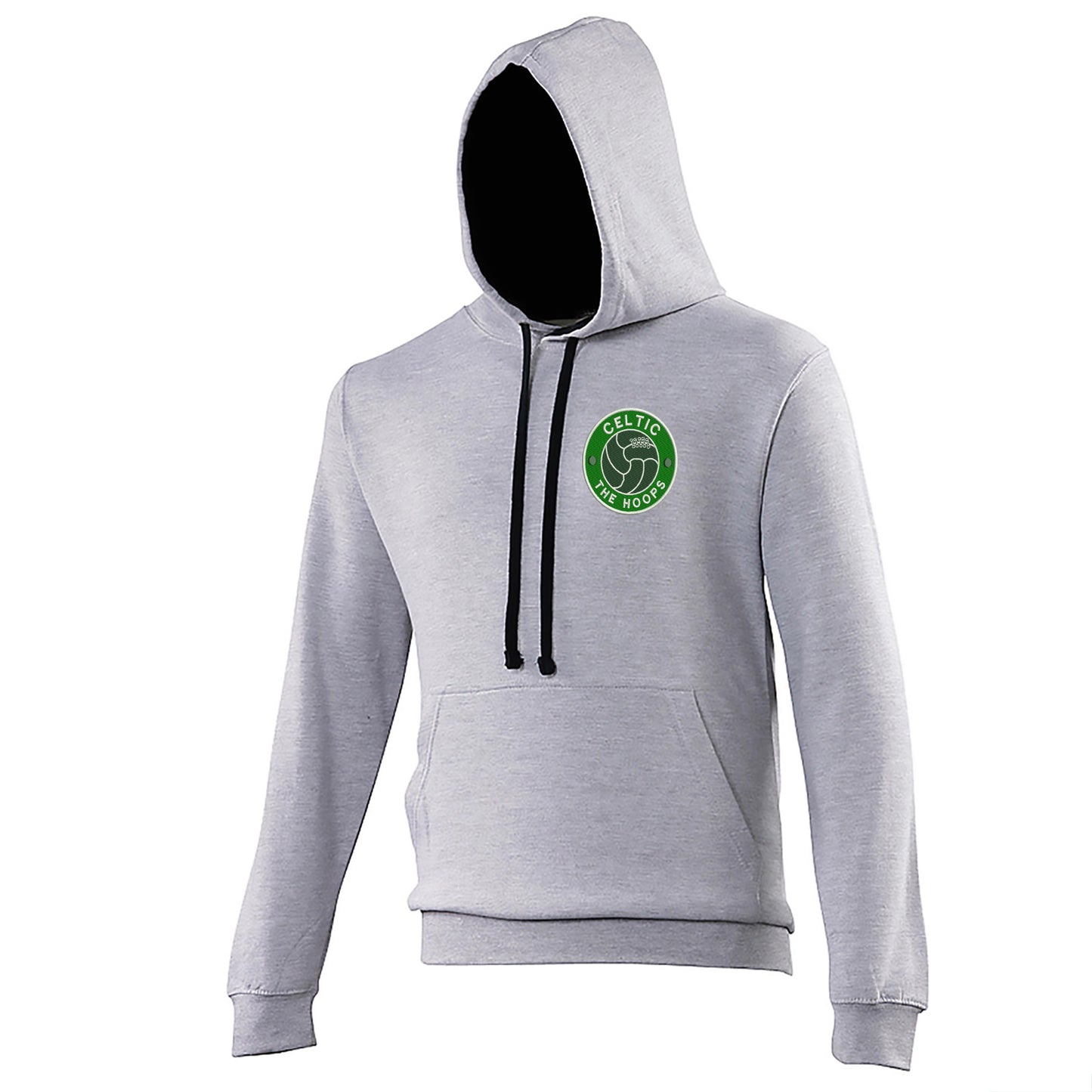 The Hoops Old School Ball Embroidered Contrast Hoodie