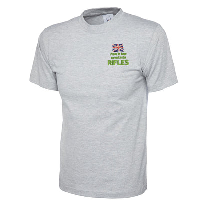 Proud to Have Served in The Rifles Embroidered Children's T-Shirt