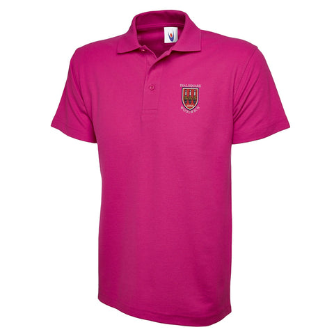 Retro Dial Square Embroidered Classic Polo Shirt