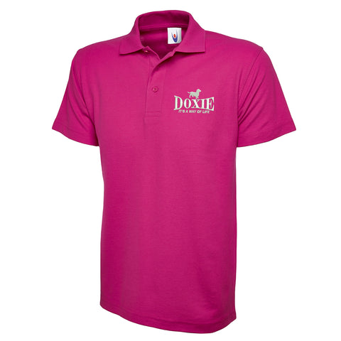 Doxie It's a Way of Life Embroidered Classic Polo Shirt