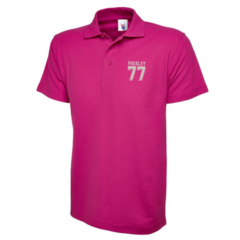 Presley 77 Embroidered Classic Polo Shirt