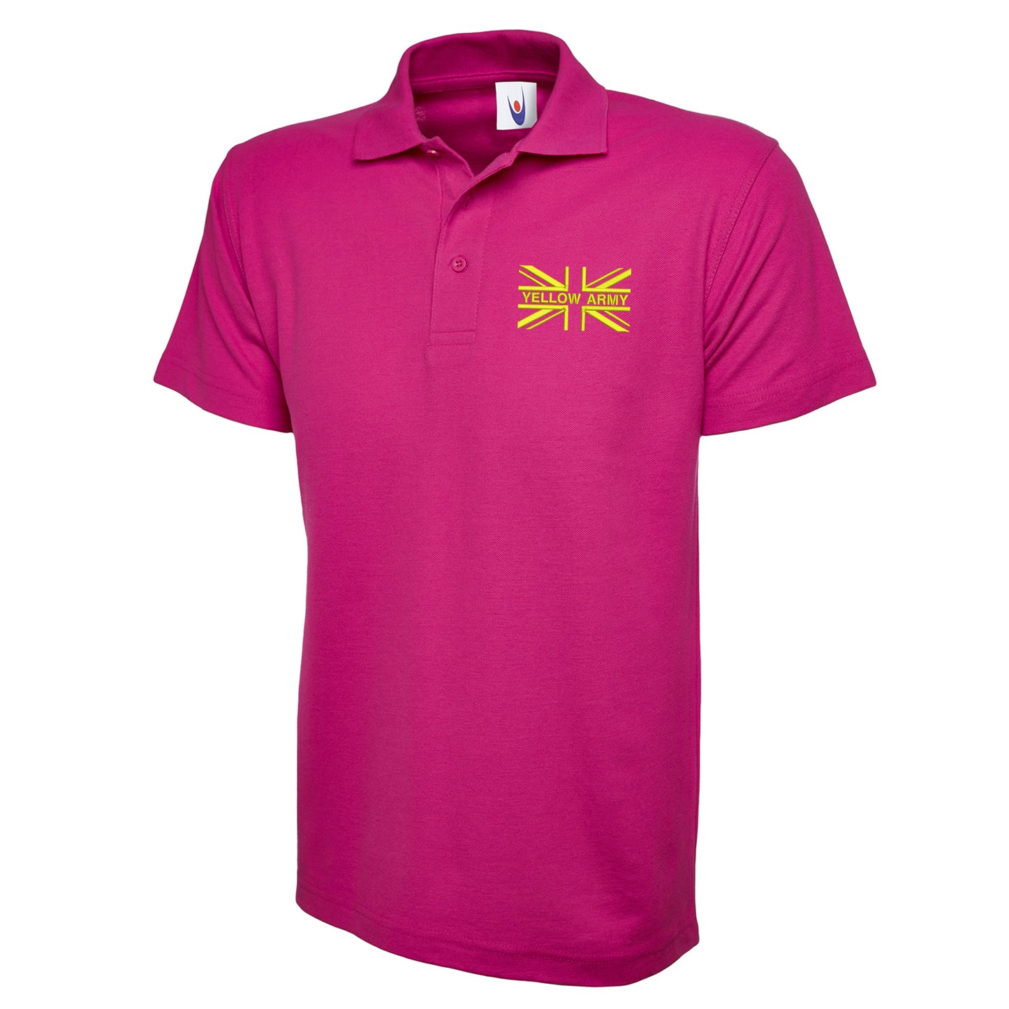 Yellow Army Union Jack Polo Shirt