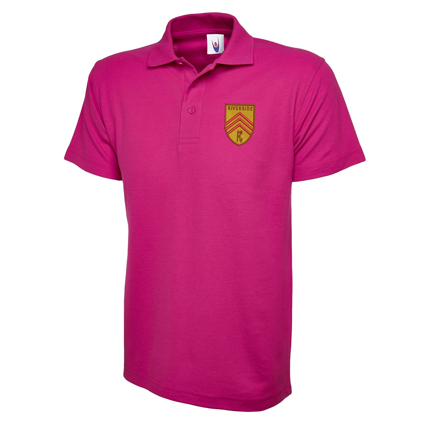 Retro Riverside FC Embroidered Classic Polo Shirt