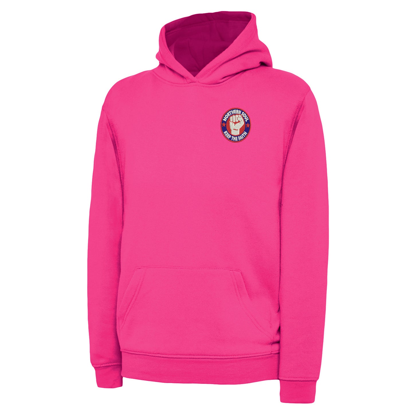 Northern Soul Keep The Faith Embroidered Children's Hoodie