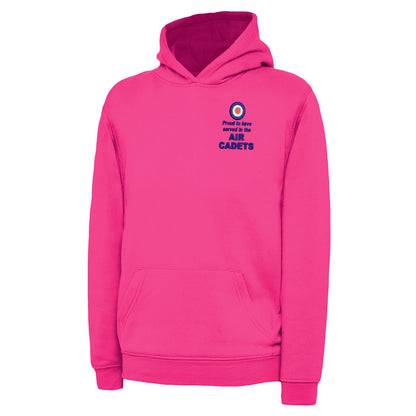 Proud to Have Served in The Air Cadets Embroidered Children's Hoodie