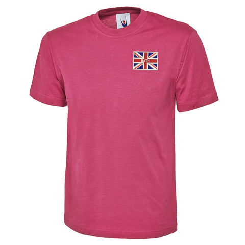 Bath Union Jack Embroidered Classic T-Shirt